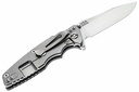 Hinderer Eklipse Spear Point S45VN - Stonewashed Titanium & Blade - Black G- 10