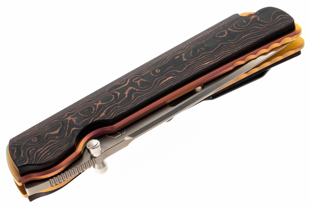 Higo II X-FCF - Camo Copper - ZDP-189 Clad by VG-10 Blade 