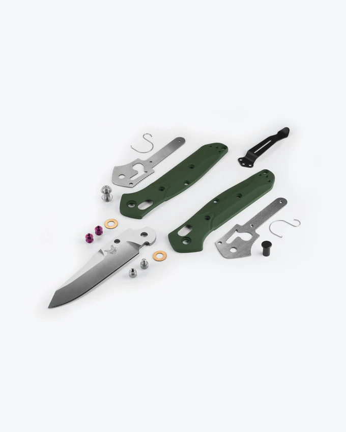 Benchmade Mini Osborne - Green Aluminum