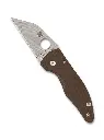 Spyderco MicroJimbo Brown G-10 CPM 15V Sprint Run