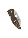 Spyderco MicroJimbo Brown G-10 CPM 15V Sprint Run