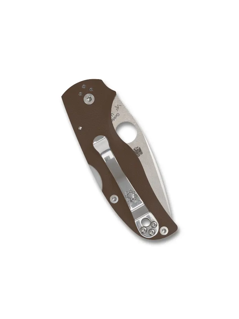 Spyderco Native 5 Brown G-10 CPM 15V Sprint Run
