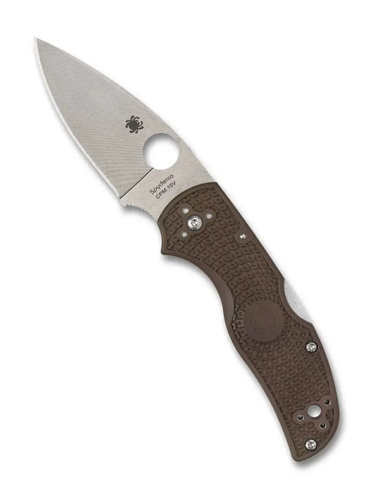 Spyderco Native 5 Lightweight Brown G-10 CPM 15V Sprint Run 