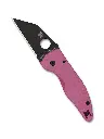Spyderco MicroJimbo Pink G-10 Black Blade Sprint Run 