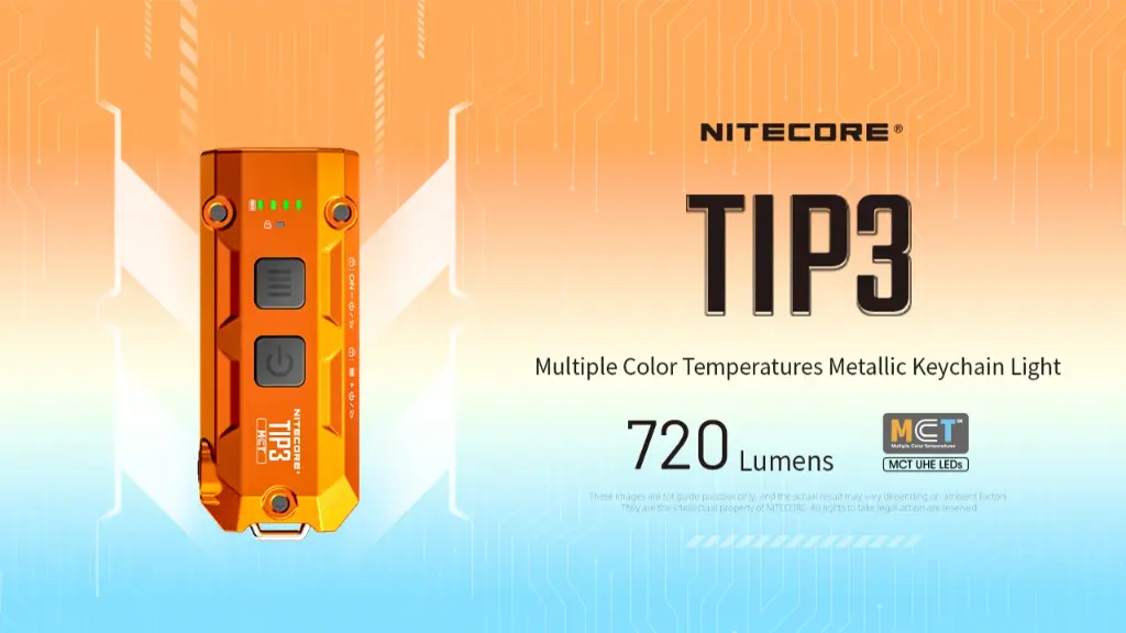 Nitecore Keychain Light TIP3 - Orange