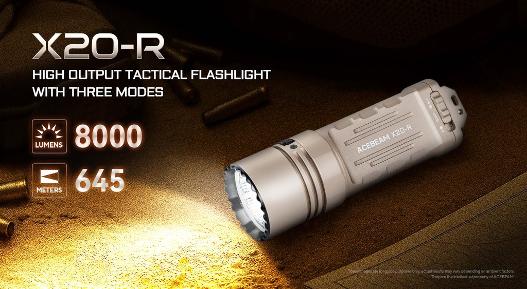 Acebeam X20-R Desert Tan