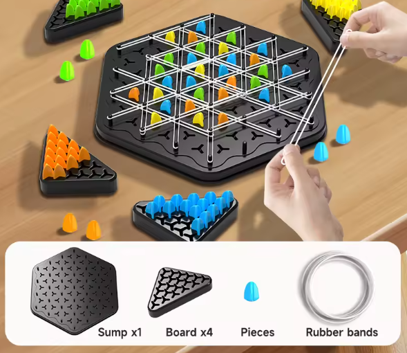 BRAIN PUZZLE Triangle Chess