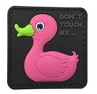 Tsno Tactical Rubber Duck PVC Patch Pink