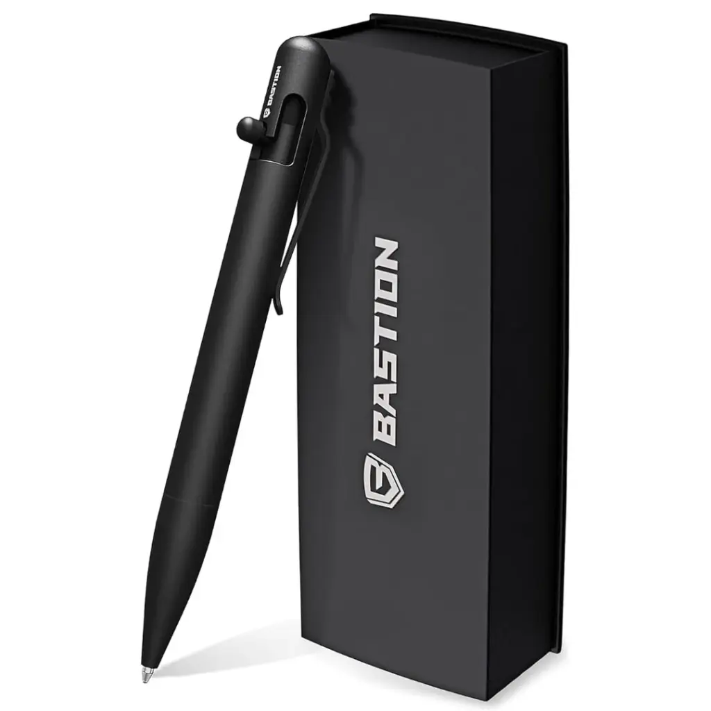 Bastion EDC Bolt Action Pen Titanium Black