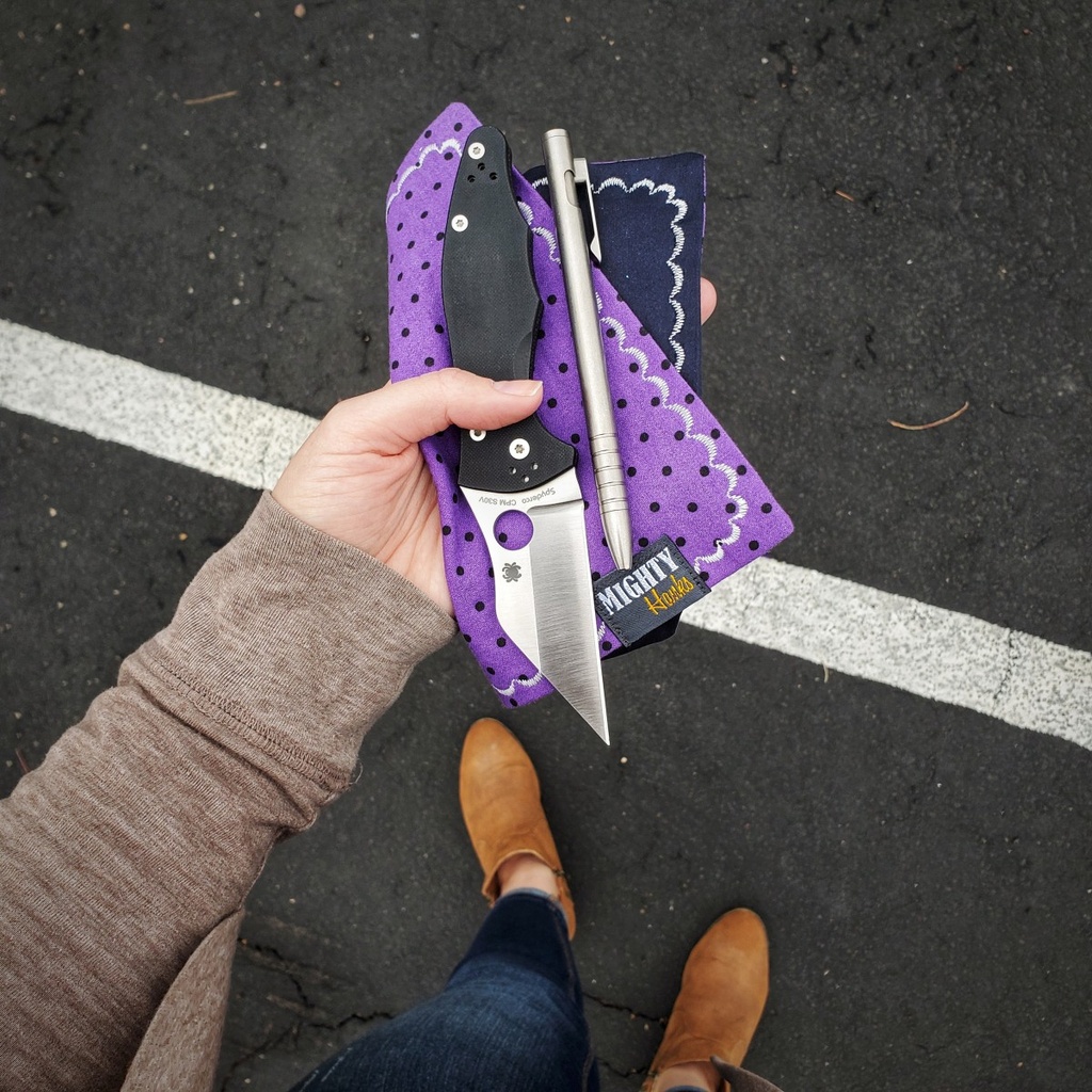 Mighty Hanks Purple Speckles Mighty Mini with Microfiber