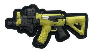 Tsno 3D GUN PVC PATCH