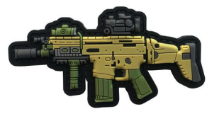 Tsno 3D GUN PVC PATCH