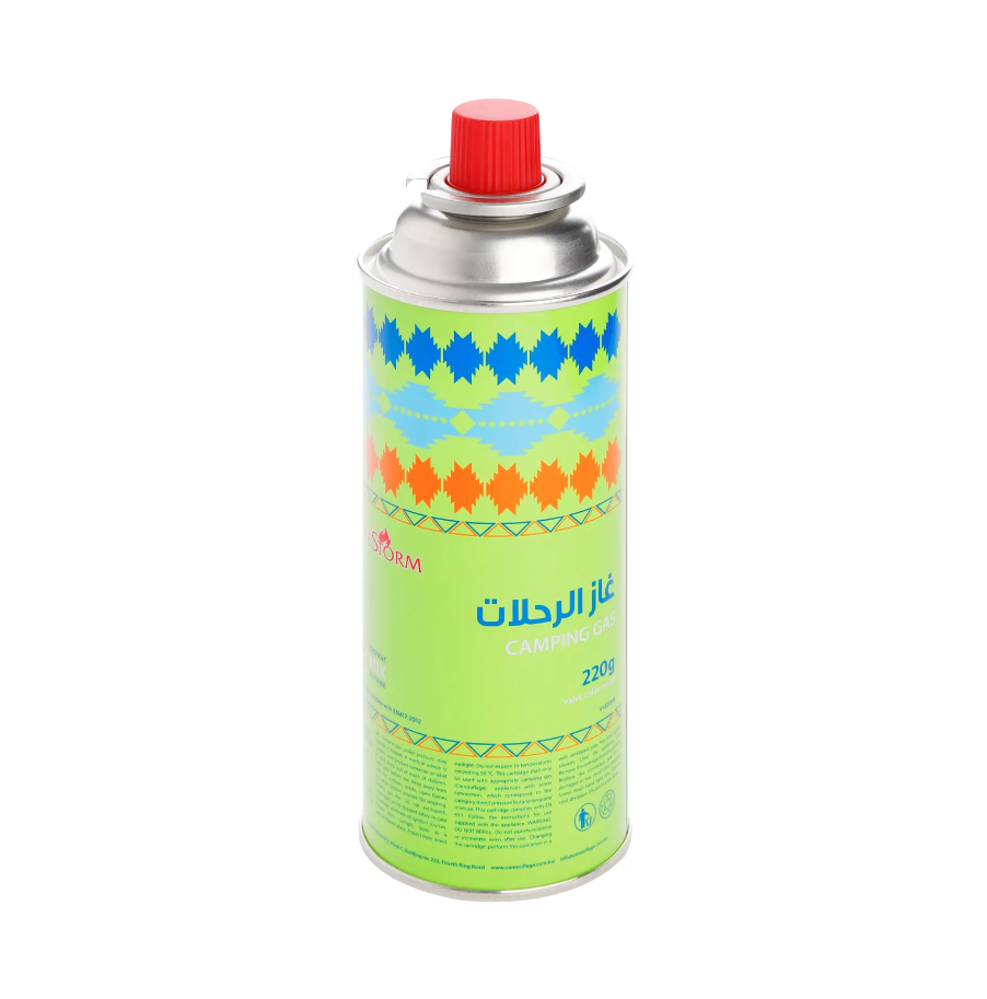 FireStorm Camping Gas 220g غاز الرحلات