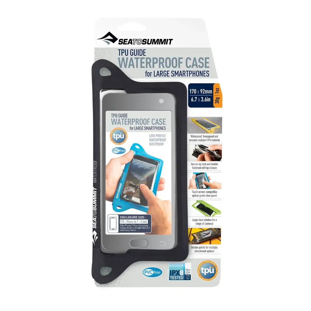 Sea to Summit TPU Guide Case Smart Ph XL Bk