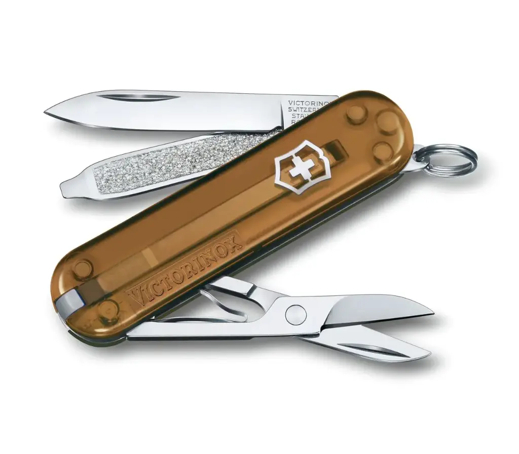 Victorinox Classic SD Transparent Chocolate Fudge