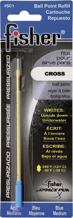 Fisher Space Pen Blue Ink Refill Medium Point