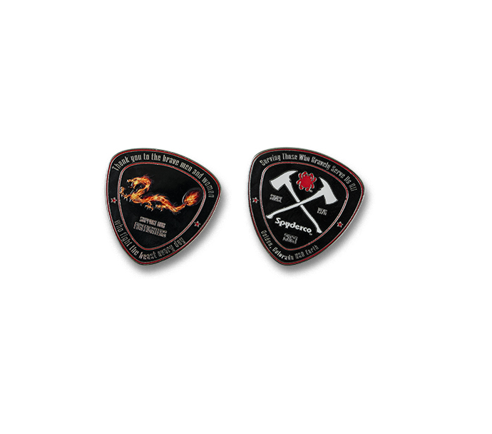 Spyderco Fire Dragon Coin 2021