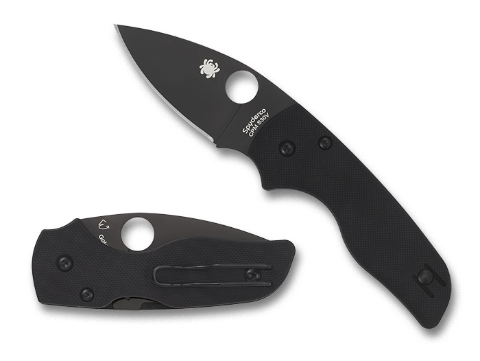 Spyderco LIL' NATIVE G-10 BLACK / BLACK BLADE