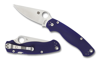 Spyderco PARA MILITARY 2 G-10 DARK BLUE CPM S110V
