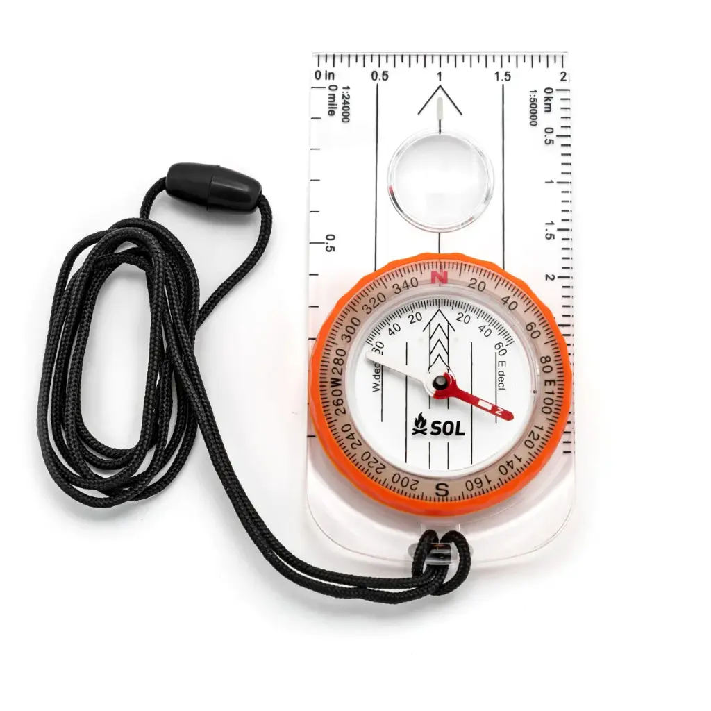 SOL Deluxe Map Compass
