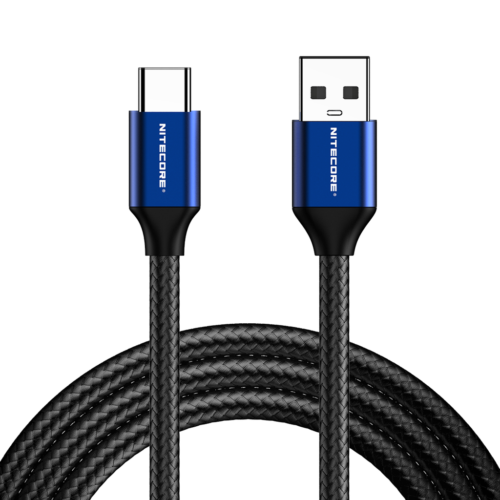Nitecore Accessories USB-C to USB-A 2.0 Charging Cable