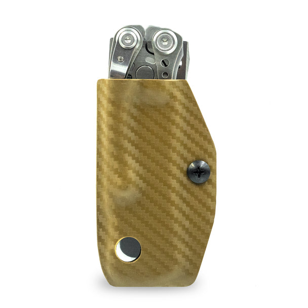 Clip & Carry Leatherman Kydex Sheath for the Skeletool - CF BROWN
