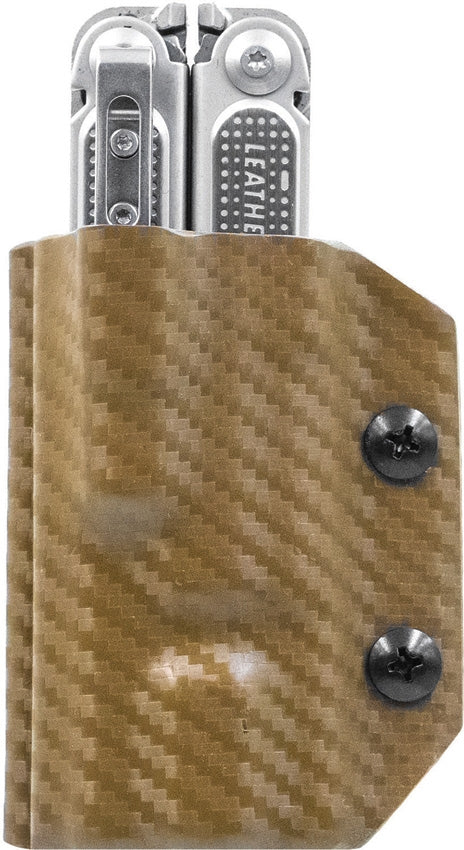 Clip & Carry Leatherman Kydex Sheath for the Free P4 Sheath CF BROWN
