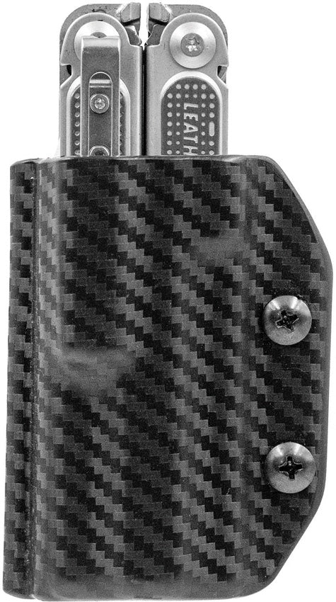 Clip & Carry Leatherman Kydex Sheath for the FREE p2- CF Black