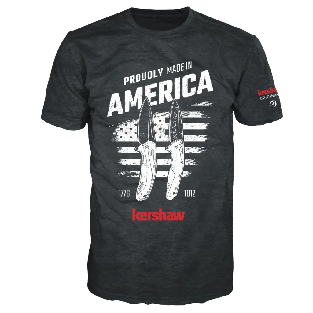 Kershaw T-SHIRT - AMERICA XXL ( Gray )