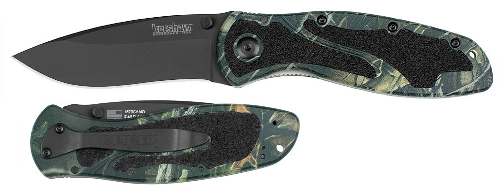 Kershaw BLUR - ALUM CAMO/BLK Discontented 