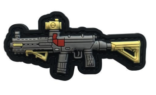 Tsno 3D GUN PVC PATCH