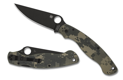 Spyderco Military 2 Camo G10 Black 