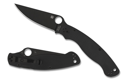 Spyderco Military 2 Black G10 Black 