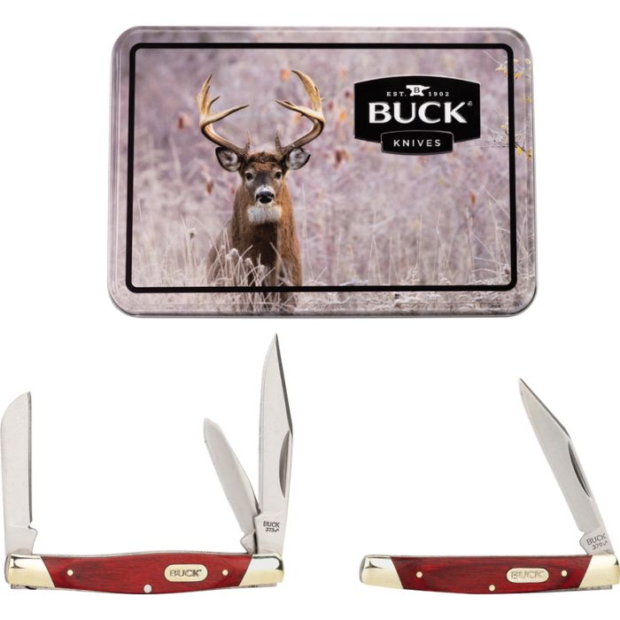 Buck Folder Combo Red Wood