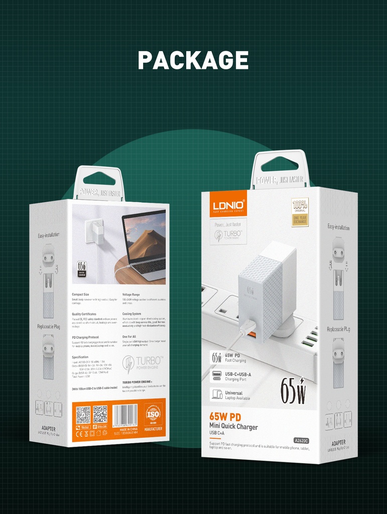 LDNIO HOME CHARGER A2620C