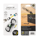 Nite Ize SlideLock® 360° Magnetic Locking Dual Carabiner - Olive