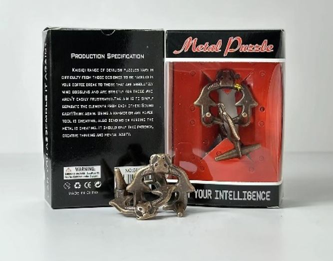 METAL PUZZLE BRAIN TEASER