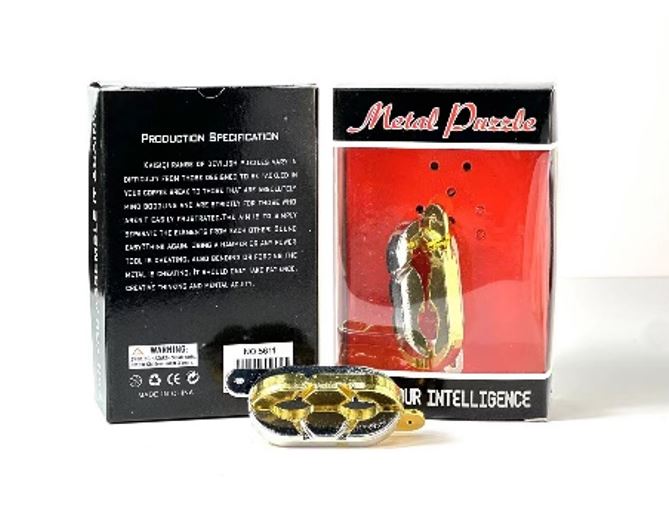 METAL PUZZLE BRAIN TEASER (12-7)  