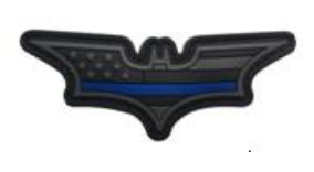 Tsno Batman US Flag - Black and Light Grey (copy)