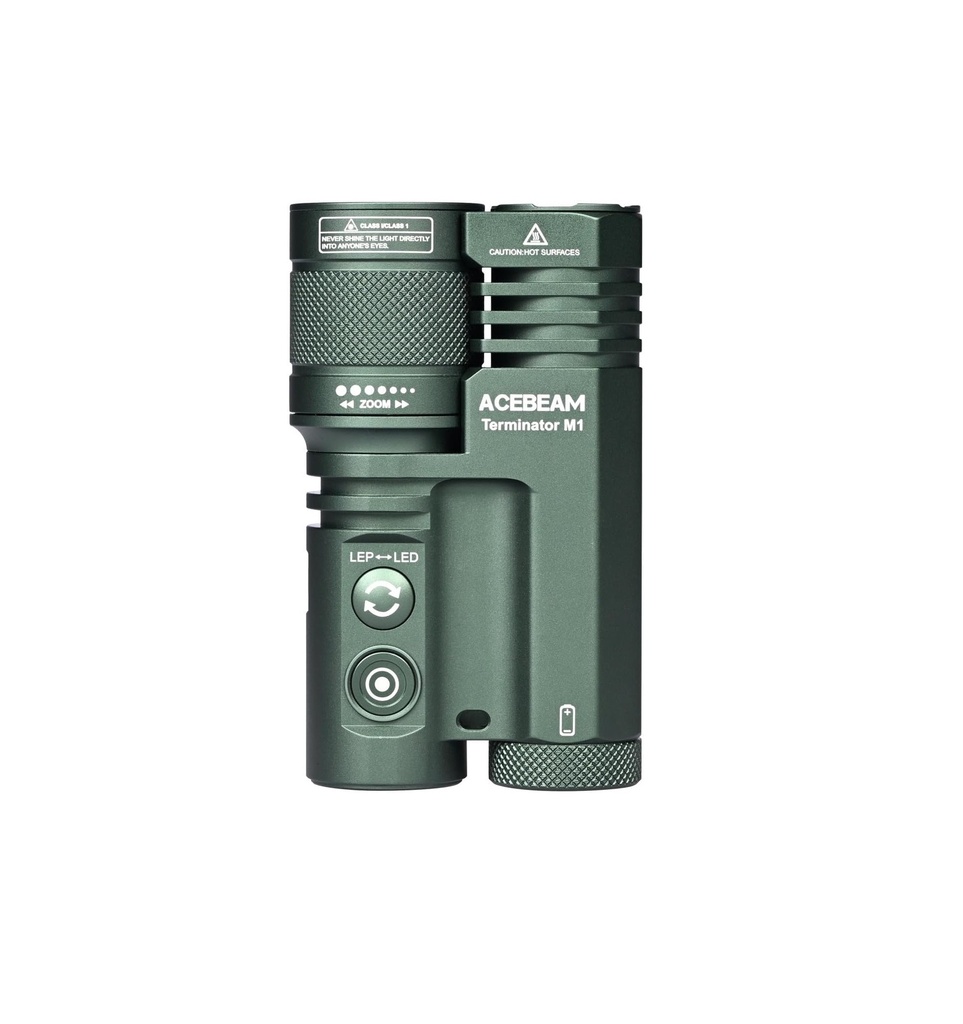 Acebeam Terminator M1-Green Dual Head LEP/LED