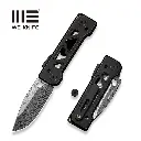 WE KNIFE Tyro Superlock Knife Titanium Damasteel Blade
