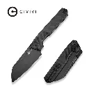 CIVIVI Hid Thumb Stud Knife G10 Handle Black