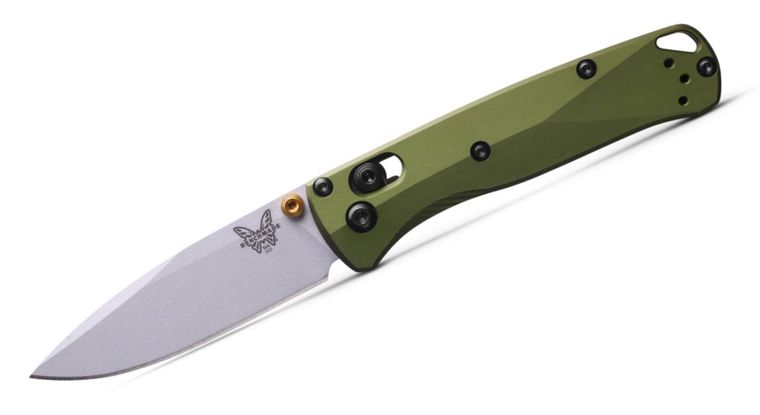 Benchmade Mini Bugout Woodland Green Aluminum