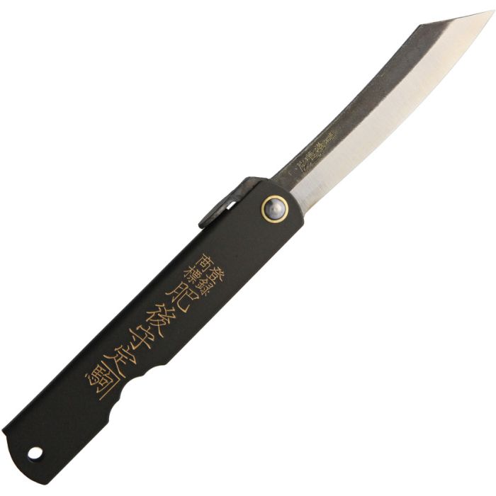 Higonokami Blue Paper Steel Black 