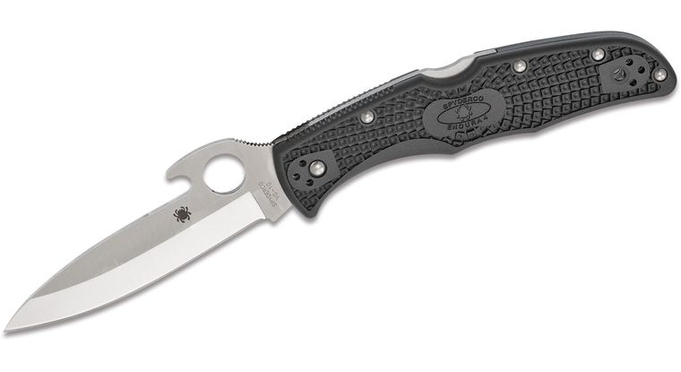 Spyderco ENDURA 4 GRAY LIGHTWEIGHT EMERSON OPENER 