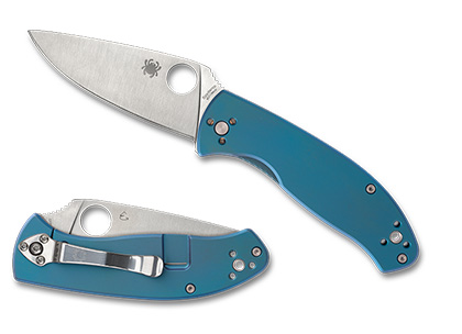 Spyderco Tenacious R.I.L. Blue Titanium  
