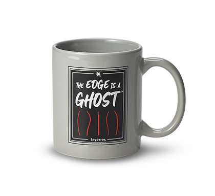 Spyderco The Edge is a Ghost Ceramic Mug 