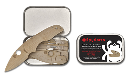 Spyderco Wooden Kit Lil' Native