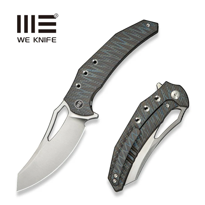 WE KNIFE Epaulette Tiger Stripe Flamed
