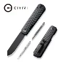 CIVIVI Sendy Milled Black G10